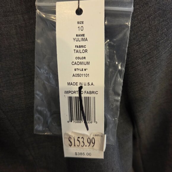 Theory Grey Wool Blazer Size 10 NWT - Picture 5 of 5